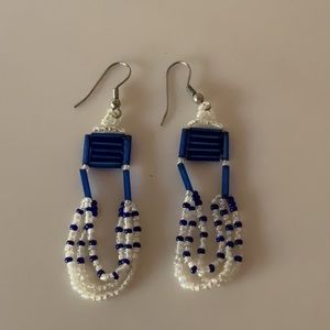 Native Style Glass Bead Earrings